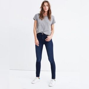 Madewell 10” High Rise Skinny Jeans Size 26
